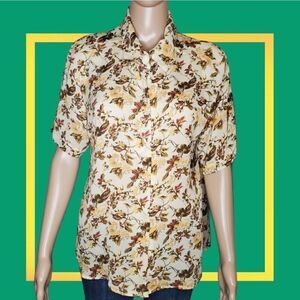 Fritz & LloydVintage floral button down shirt